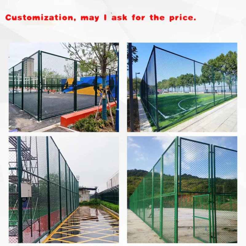 

custom.Outdoor Sports Venue Fence Net Metal Frame Fence Posts Basketball and Other Sports Fences