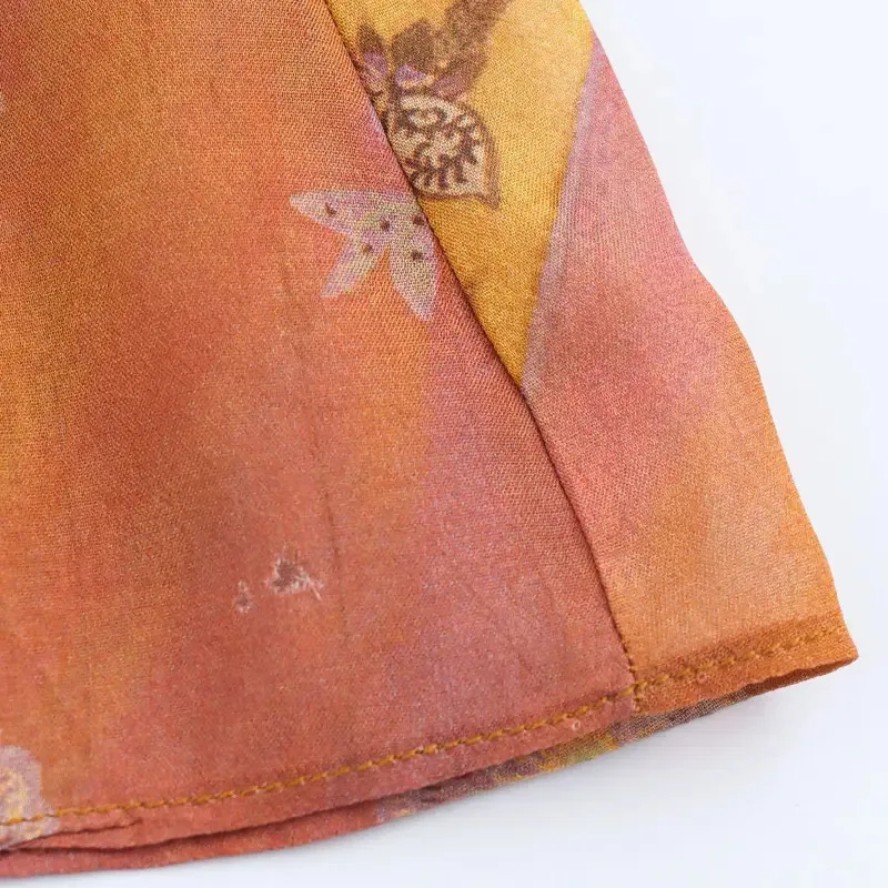 Floral Print Sexy Women's Suspender Dress Deep V Neck Ruffle Maxi Fashion Summer 2025 Bohemian Beach Holiday Dress