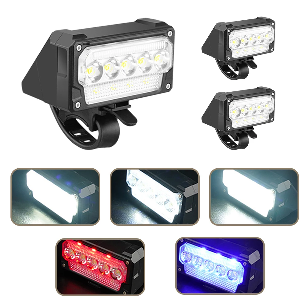 

Bicycle Front Light Super Bright Bicycle Light Waterproof Bike Safety Lamp 5 Level Dimmable Bicycle Headlight for Night Riding