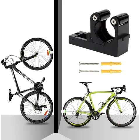 Bicycle Parking Buckle Adjustable Wall Mounted Rack MTB Road Bike Storage Display Stand Vertical Hook Holder Cycling Accessories