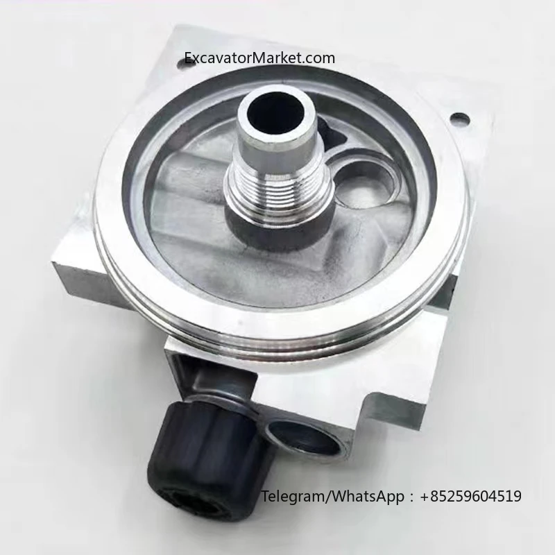 Suitable for Volvo EC210B EC240B EC290B EC360B manual oil pump fuel pump diesel grille filter holder high-quality