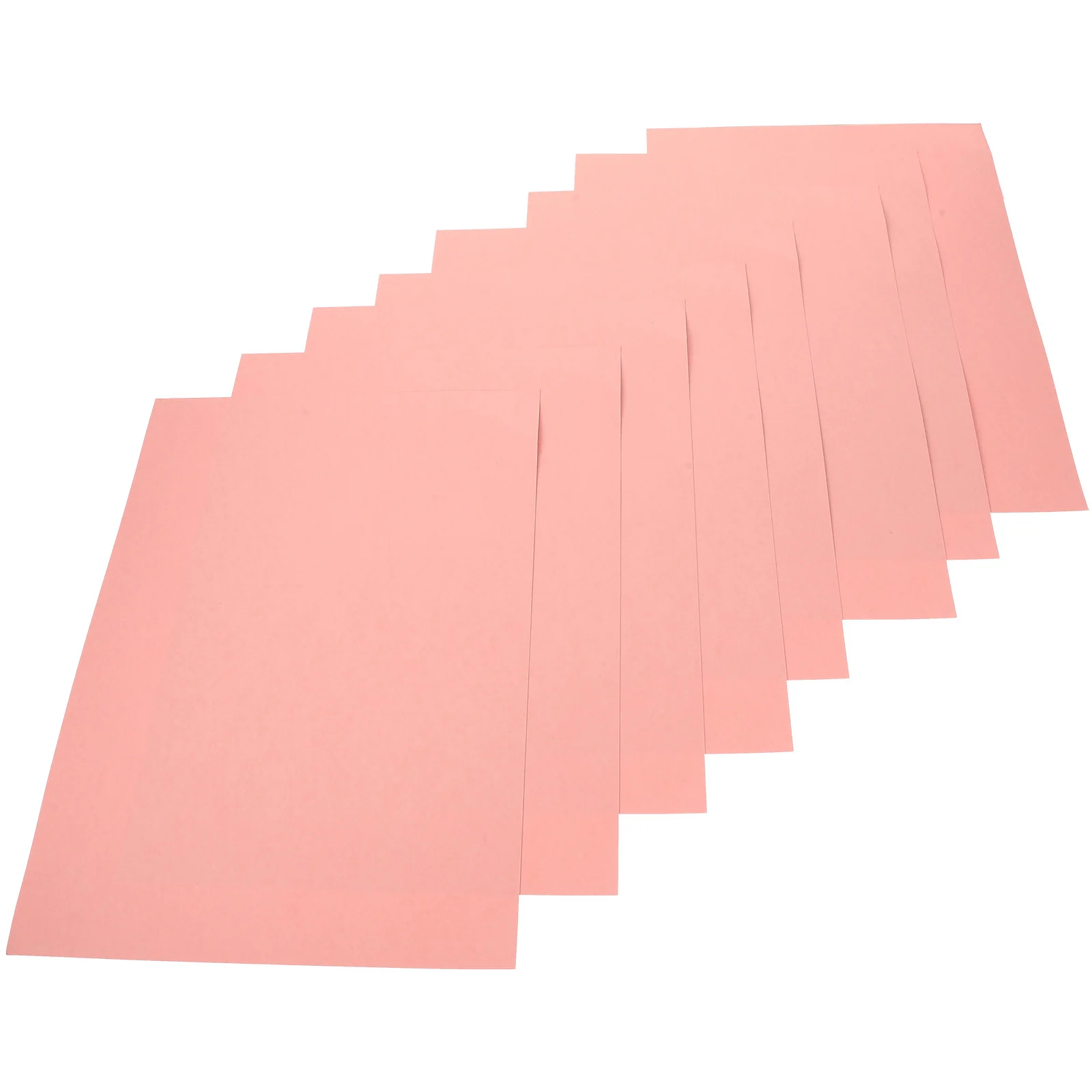 

20 Sheets Pink Cardboard Set Paper Color for Arts Colored Decorative Craft Supplies