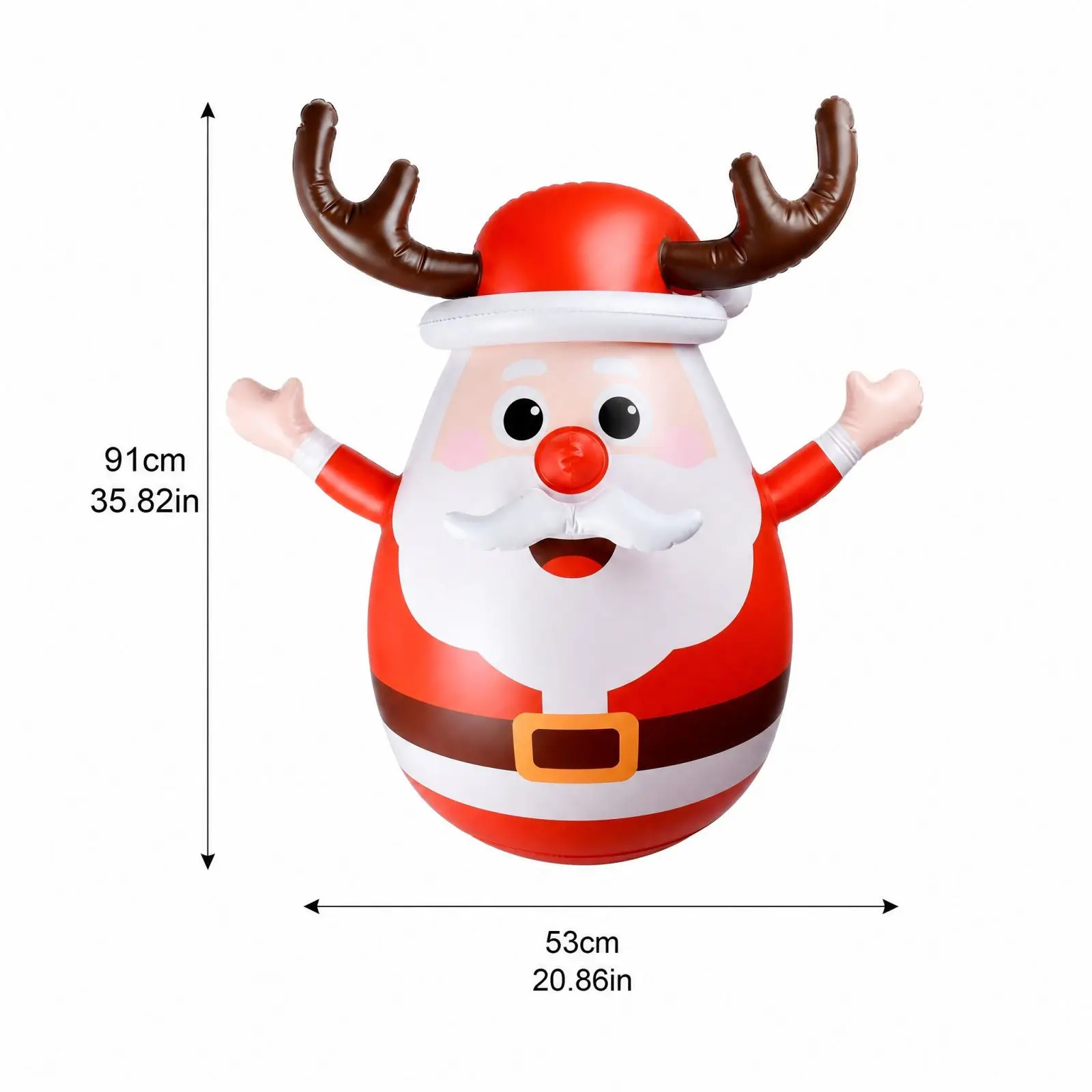 Christmas Ring Toss Game Set Holiday Throwing Ring Game Kit Interactive Tumbler Decor Ornament Christmas Party Game Toy for Kids