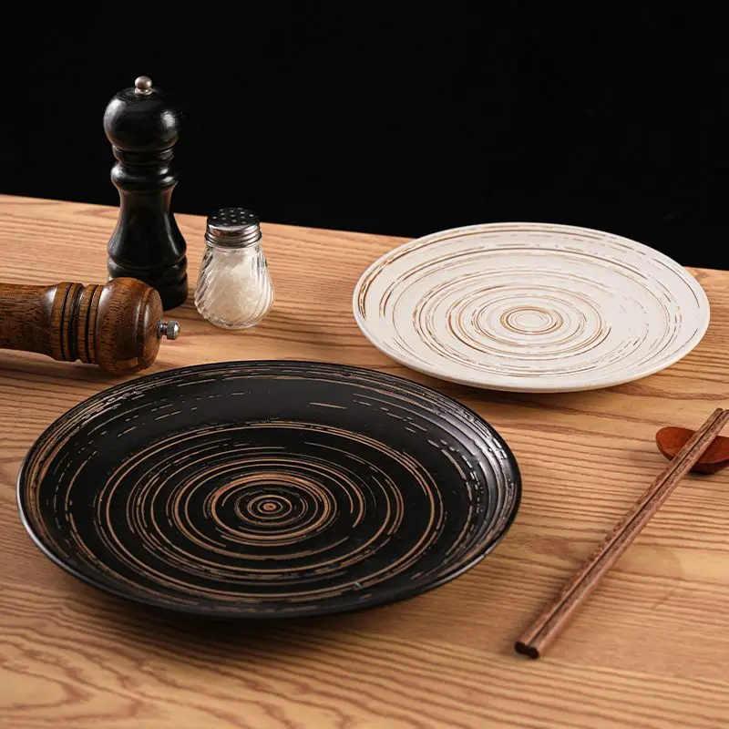 

Vintage ceramic plates, steak plates, household noodle dishes