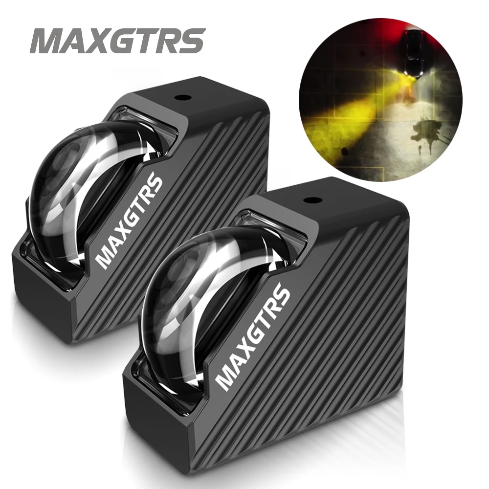 Ultra Thin Direct Beam Car Grilles Turning Assist Light Amber/Yellow LED Auto Front Center Grille Light For Offroad Trunk SUV