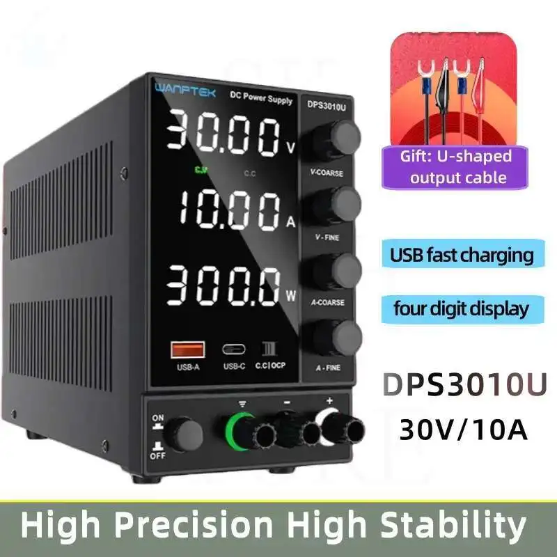 DPS3010U DPS305U قابل للتعديل تيار مستمر امدادات الطاقة 30 فولت 10A USB مختبر رقمي مقعد استقرت الجهد المنظم التبديل إمدادات الطاقة