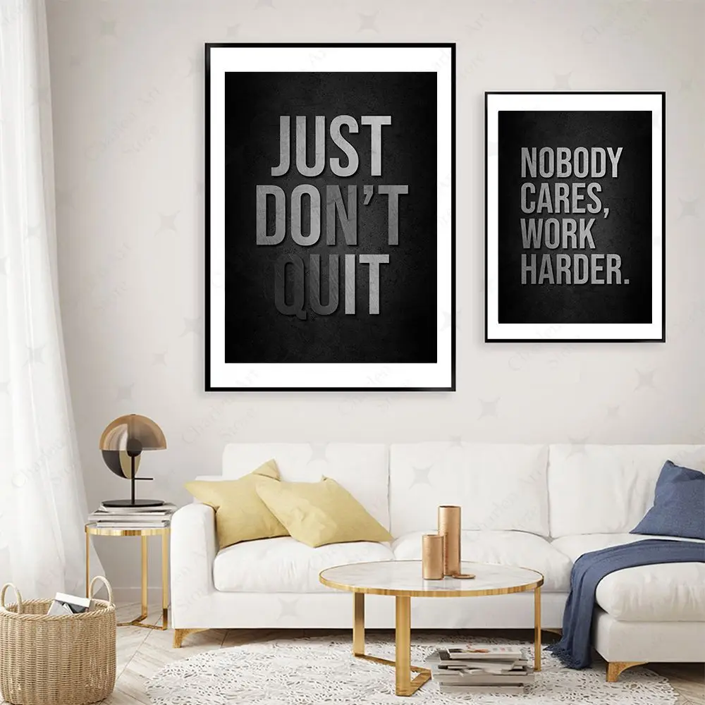 

Motivational Artwork Inspirational Quotes Posters and Prints on Canvas Art Painting Pictures Modern Home Office Wall Decoration