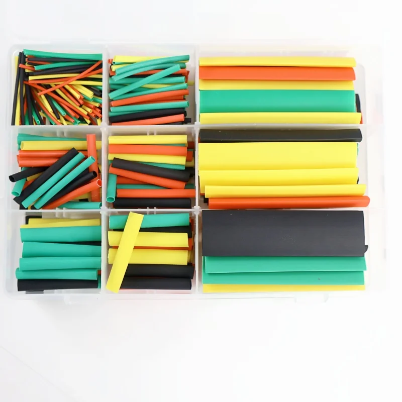 Heat Shrink Tube Kit Thermoresistant Tubing Heat Shrink Wire Wrapping Electrical Connection Cable Insulation Sleeved Protecter