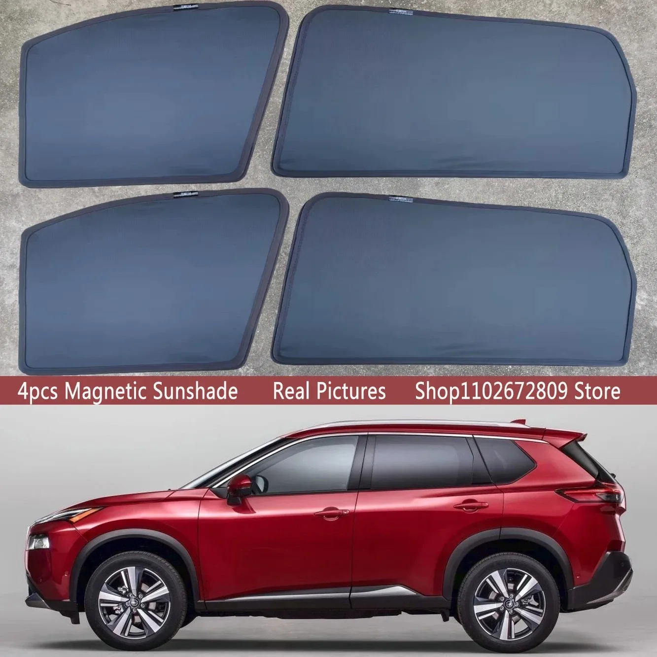 

Магнитные солнцезащитные шторки на лобовое стекло для Nissan X-Trail T33 XTrail ROGUE 2022-2026 2024, аксессуары
