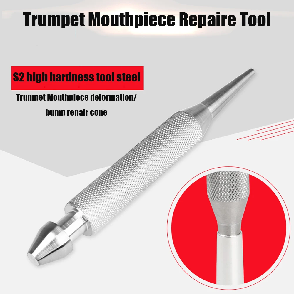 Trumpet Mouthpiece Repair Tool Steel Trumpet Trombone French Horn Mouthpiece Maintenance Parts Brass Instrument Accessories