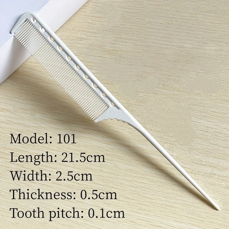 Spitzer Kamm, Friseursalon, Friseurkamm, Friseur, Stahlnadel, spitzer Schwanzkämme, Friseursalon, professionelles Styling, Haarbürste – Detail 21