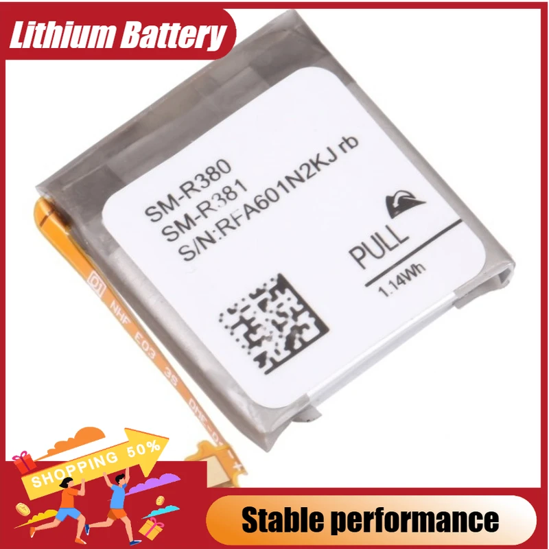 

SM-R380 SM-R381 Battery 3.85V 300mAh for Samsung Gear 2 Smart Watch Brand-New High Quality