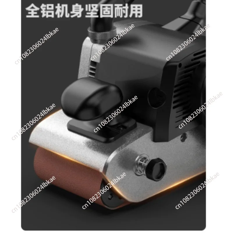 Belt sander High power sander Polishing machine Small handheld woodworking plane sander Woodworking sandpaper machine
