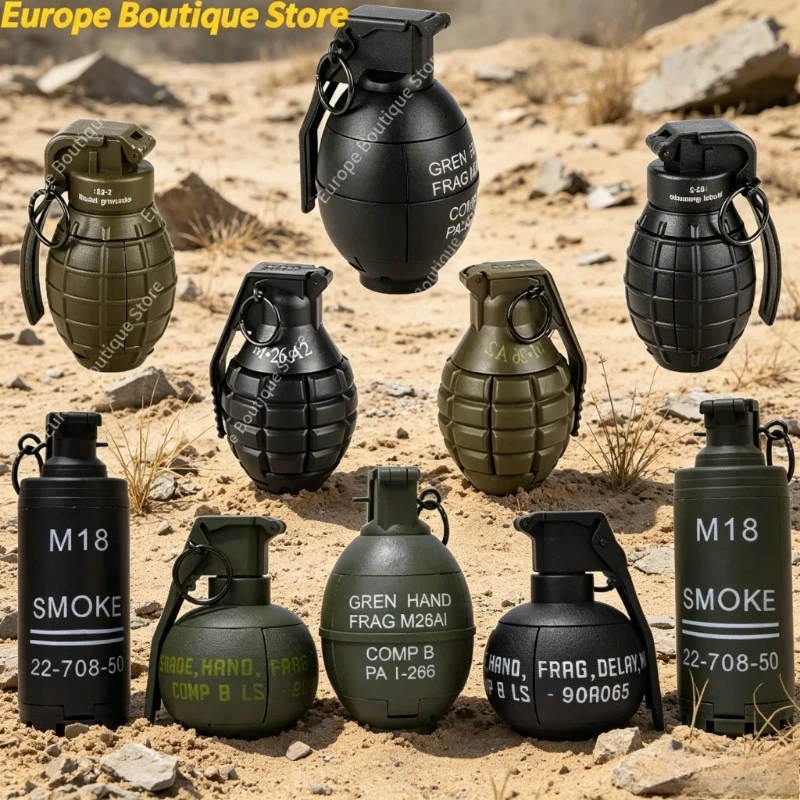 

Water Burst Novelty Toy M67 Smoke Grenade Model 10 Different Styles Game Prop for Outdoor Play Wargame Model Gear
