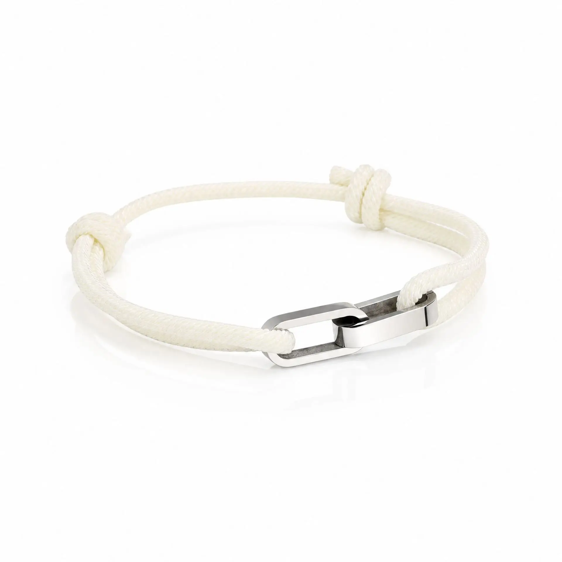 Trendy Adjustable Rope Chain Custom Name Bracelet for Couples