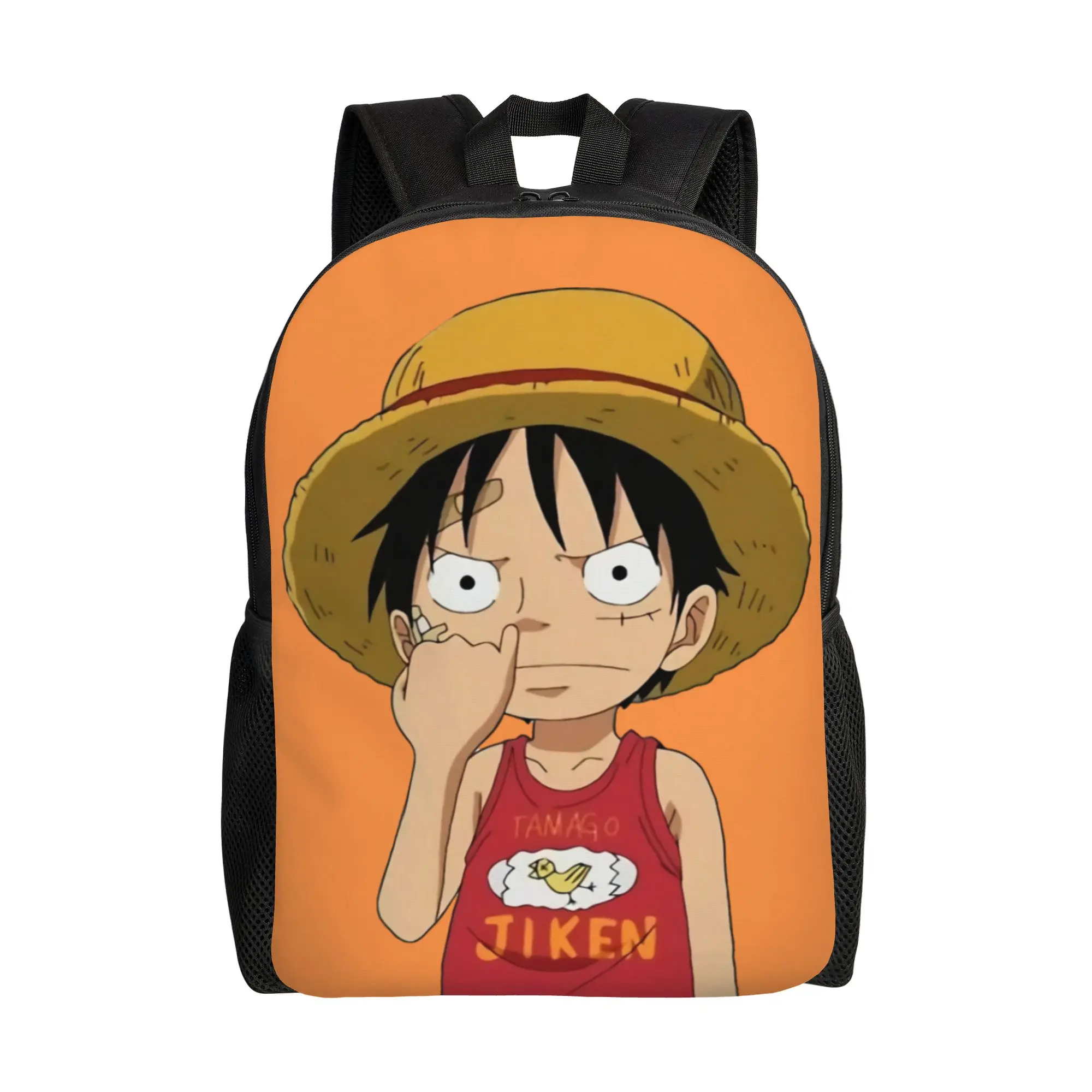 

Сезон к началу учебного года: Светло-оранжевая сумка-рюкзак Luffy для старшеклассников