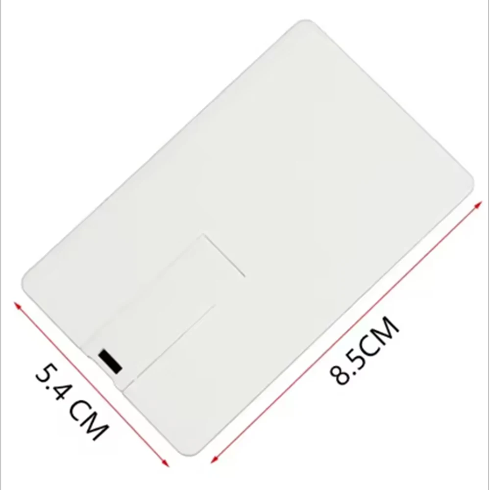 High-Speed Plastic Bank Card Type USB 2.0 Flash Drive 64GB 32GB Memory Stick U Disk Credit Card Shaped Gift with True Capacity