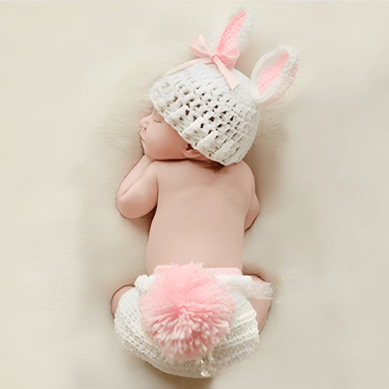 Baby Photo Props Cartoon Fox Rabbit Snail Animal Costume Cosplay Outfit Newborn Photography Prop Accessories Halloween Costumes