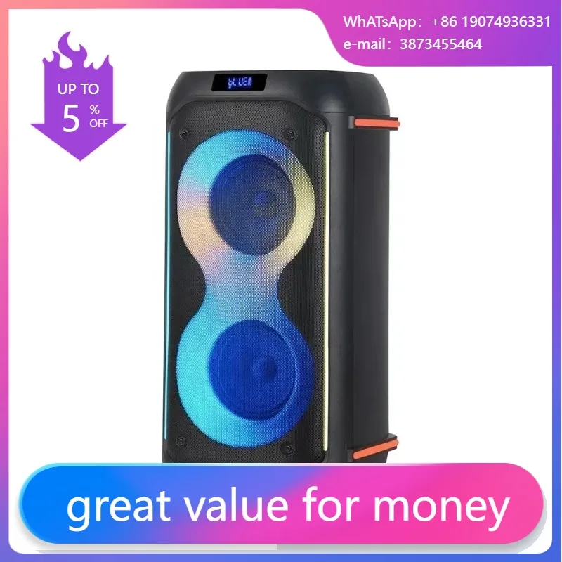 

Speakers Bocinas Bluetooth Original Boombox Sound Bar With Subwoofer Loa KTV Partybox 710 Audifonos With Mic