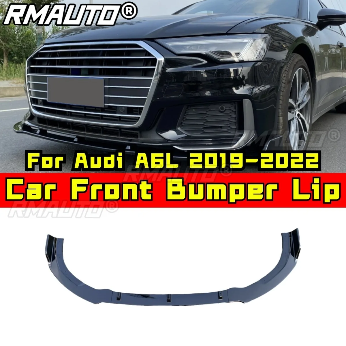 

Передний бампер автомобиля, бампер, разделитель, диффузор, спойлер, защита бампера, комплект кузова для Audi A6L 2019-2022, автомобильные аксессуары