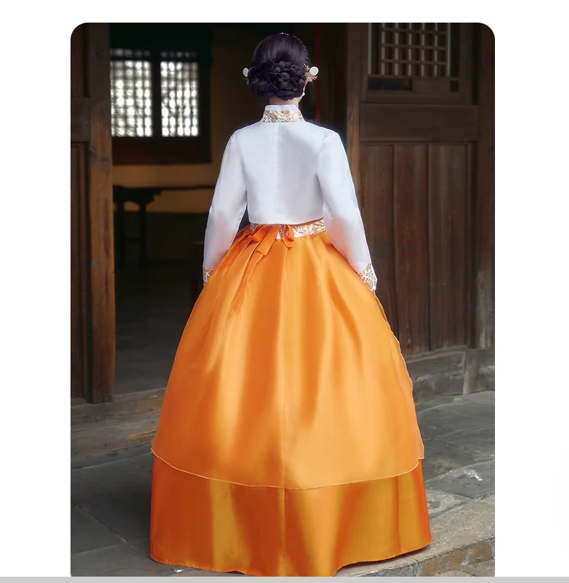 Ethnic Style Korean Traditional Hanbok Princess Dress Classical Dance Performance Dress