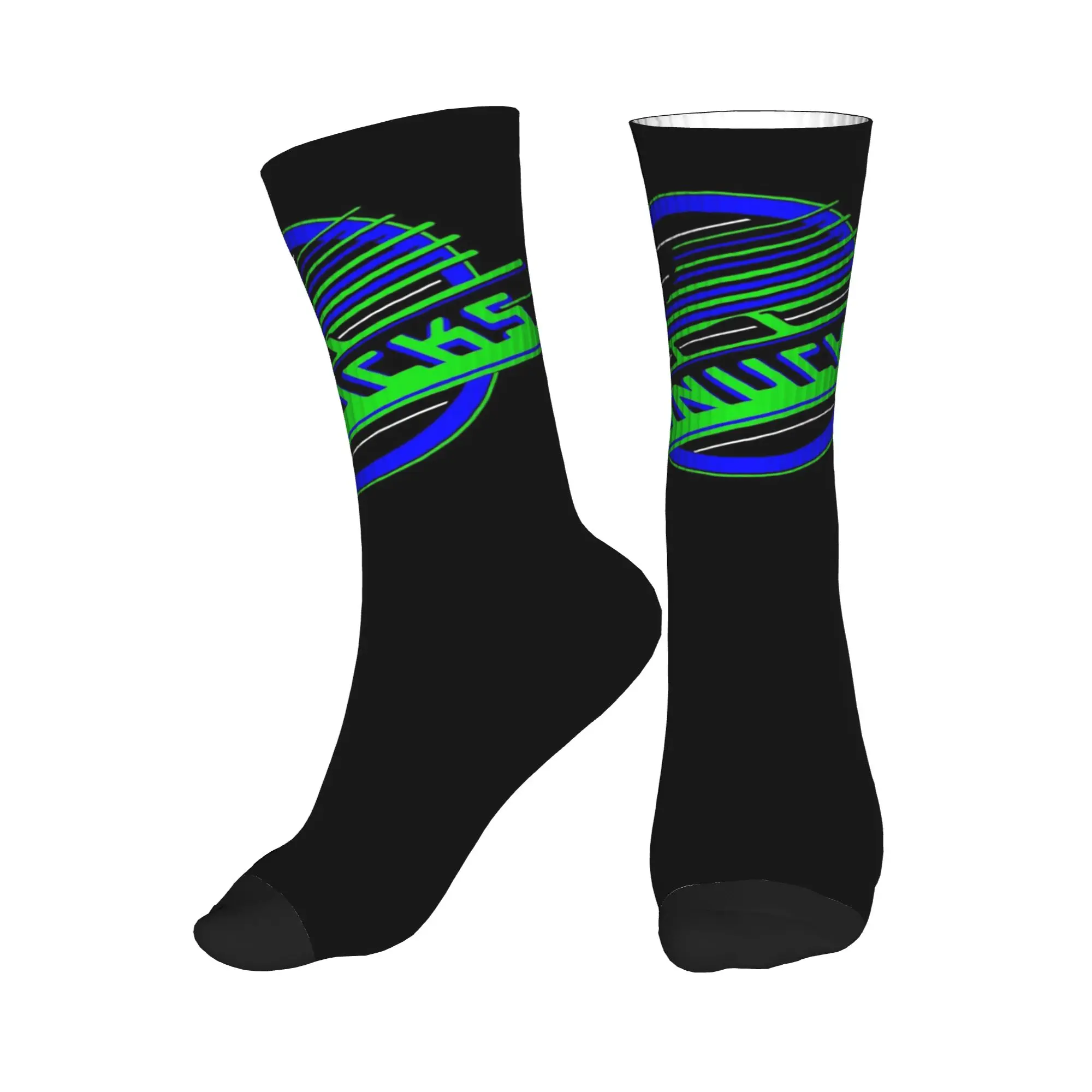 

All Seasons Vancouver Hockey Canucks Sport Middle Tube Socks Sweat Absorbing Crew Socks Funny Stockings for Men Women