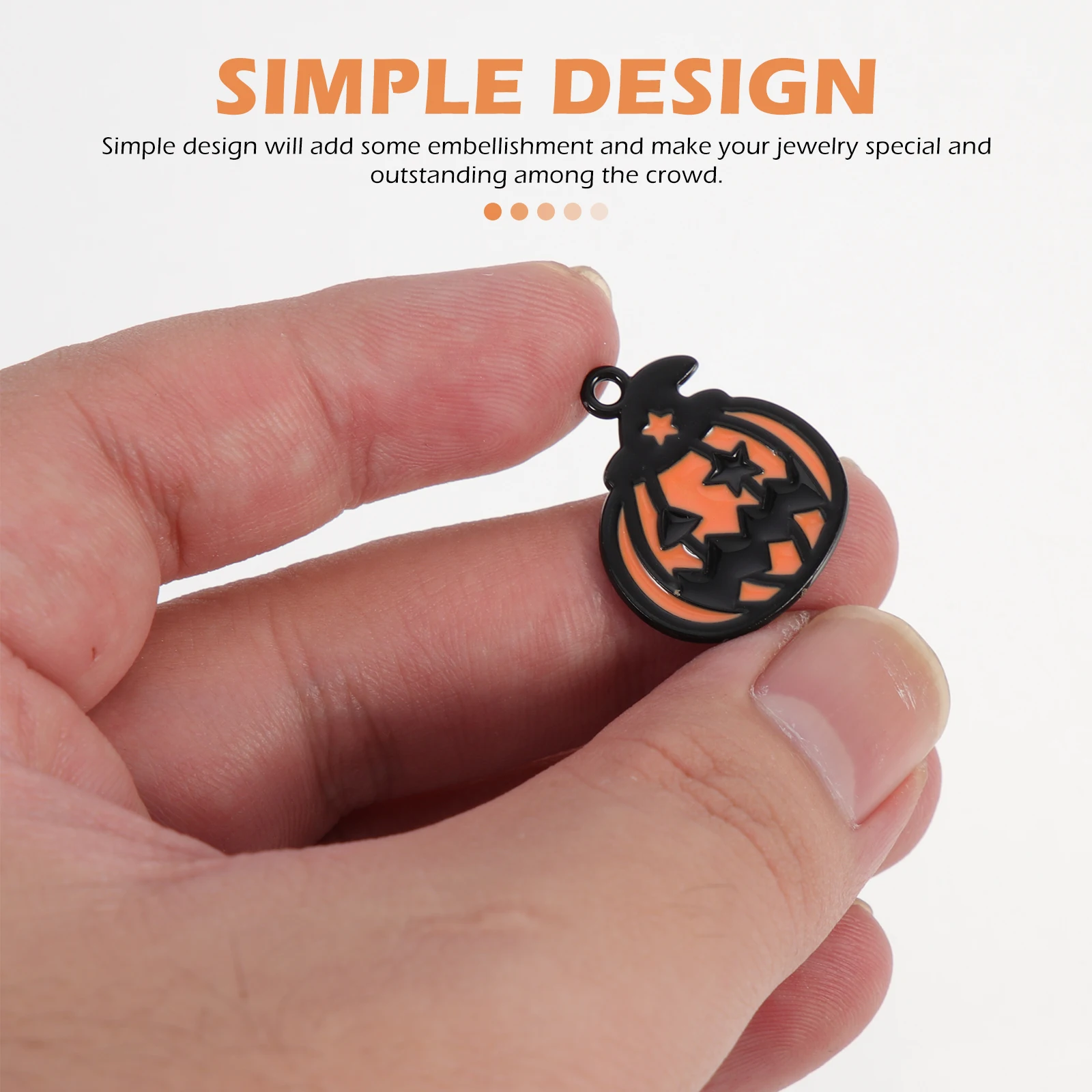 

30pcs Gold Plated Pumpkin Charm Pendant for DIY Earrings Necklace Bracelet Jewelry Accessories Halloween Decorative Pendants
