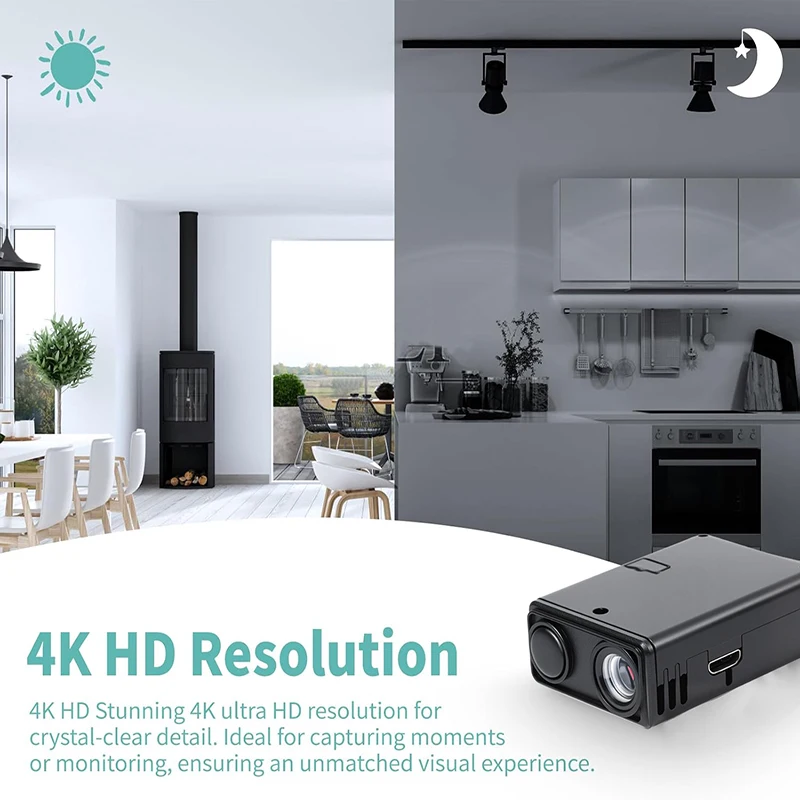 4K Security Camera WiFi Wireless Monitor Remote Motion Detecting Camcorders Security Protection Indoor Surveillance 2025 NEW image 3