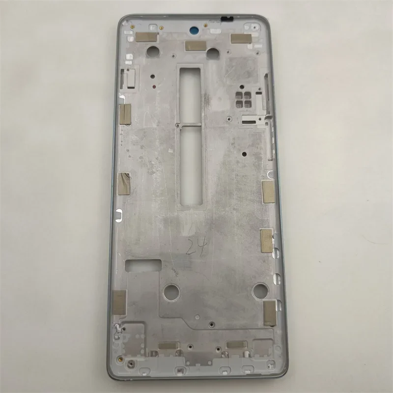 Housing Middle Frame LCD Bezel Plate Panel Chassis For Motorola Moto G200 5G Phone Metal Middle Frame Repair Parts