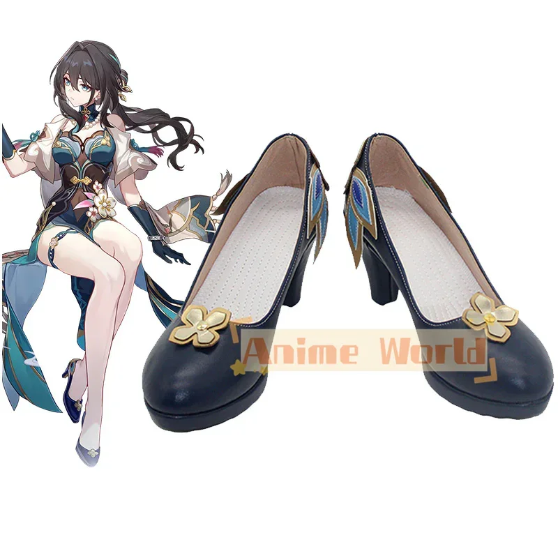 

Honkai: Star Rail Ruan Mei Обувь для косплея Сапоги Хэллоуин Карнавальные сапоги на заказ