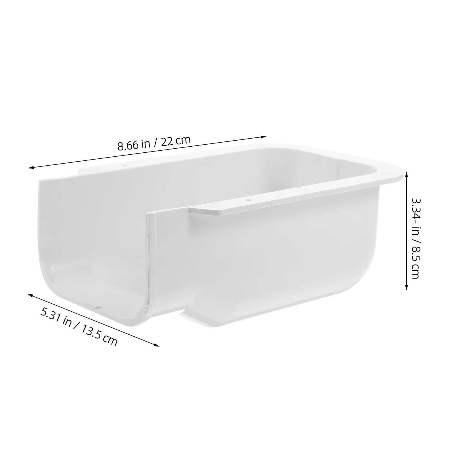 Air Conditioner Tubing Decorative Cover PVC Duct Groove for Hiding Easy Install Clean Finish Home Use