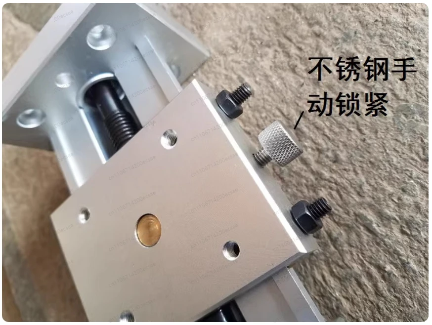 

Precision Vertical Slide Table Dovetail Groove Slide Table Screw Slide Plate Z-axis Linear Module Welding Machine
