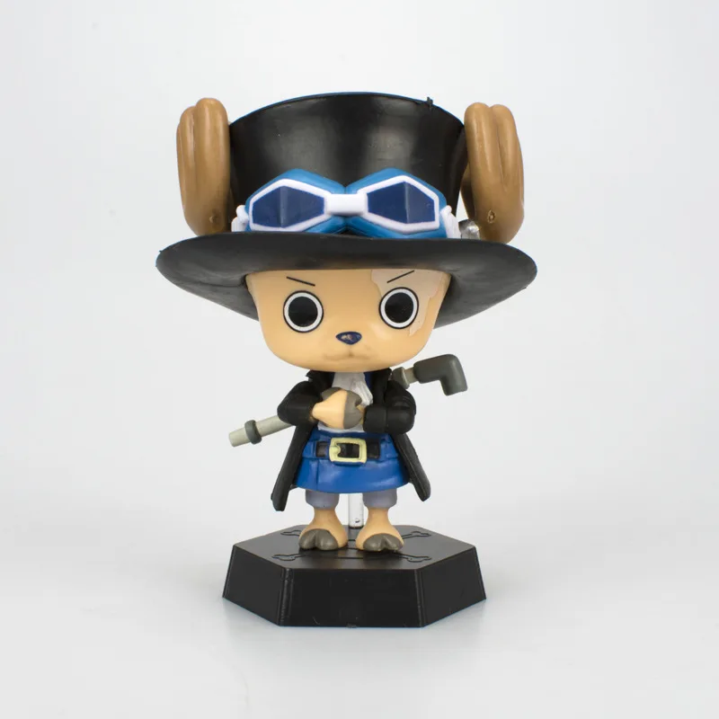 9 Anime une pièce Tony Tony Chopper Cos Luffy sabre figurine modèle Buggy jouet Sabo cadeau voiture ornement figurine d'action recueillir des cadeaux