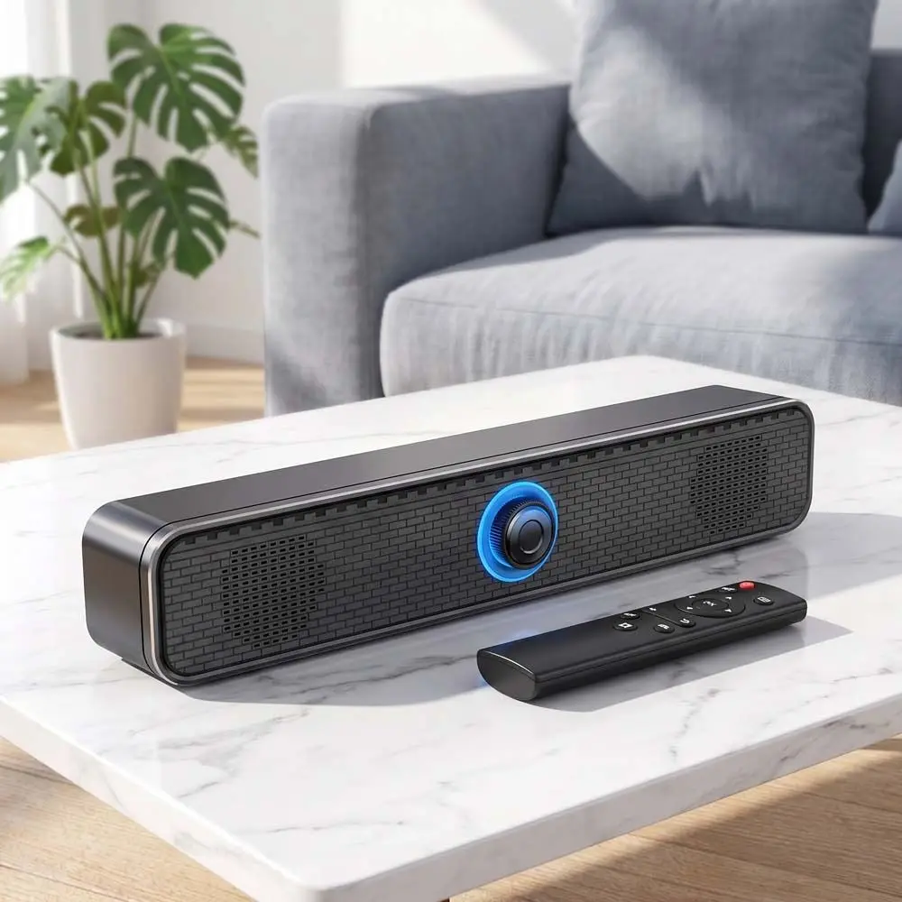 Audio System USB Powered PC Soundbar Surround Audio Home Theater Soundbar Speaker Wired Soundbar Gaming view 4
