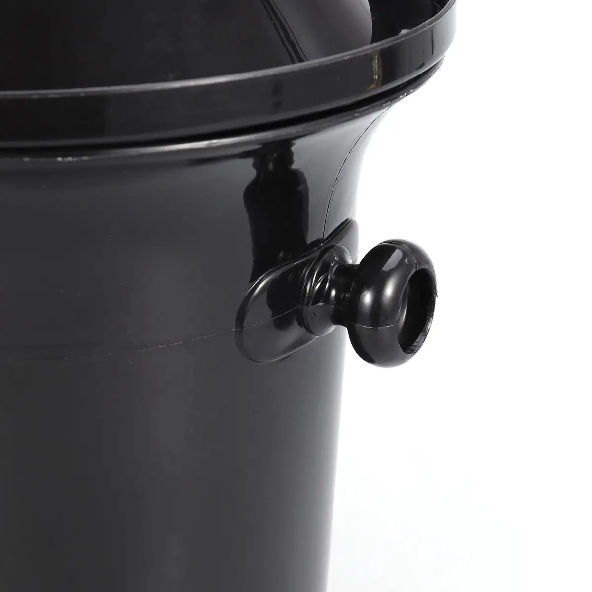 Tasting Spittoon Black Dump Bucket 2 Ears Funnel Friendly Prevent Spattering Great for Parties Cellars