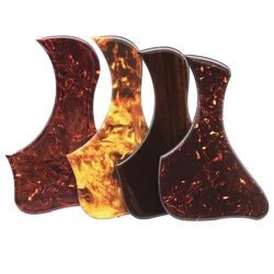 1R Decorative Celluloid & Crystal epoxy resin Guitar Pickguard Anti-scratch Plate for Folk Acoustic Guitar 4 Sizes