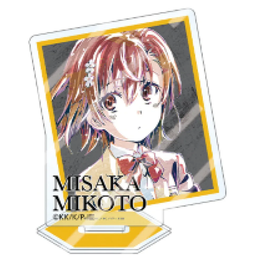 Game Kamijou Touma Hamazura Shiage Mikoto Misaka Acrylic Stands Doll Anime Figure Model Cosplay Toy For Gift