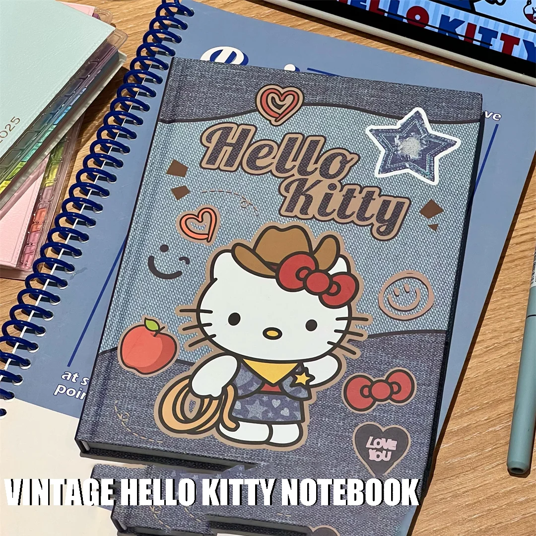 Hello Kitty Gift A5 Notebook Bbirthday Present Decoration Kawaii Notebook Hand-Painted Printed Diary Girls Gifts Party Supplies