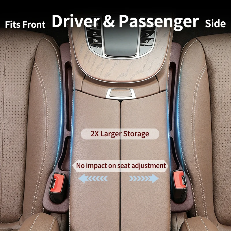 Car storage filler strip for Audi A7, no-adhesive gap filling for seat crevices, automotive interior storage accessories
