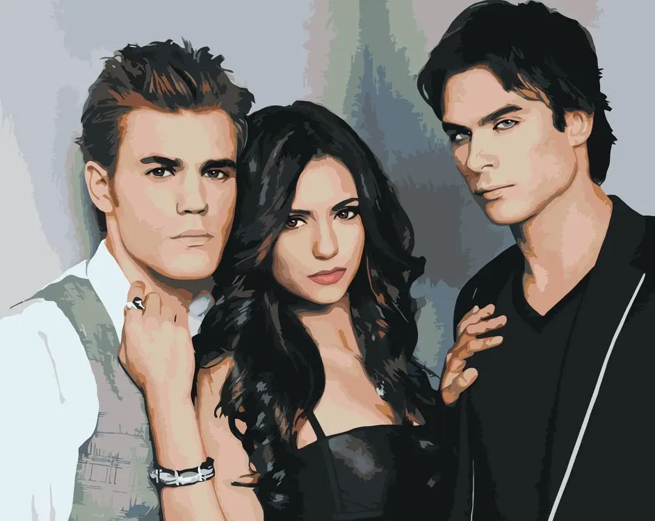 Créez votre propre tableau de Damon et Elena Une expérience artistique inspirée par The Vampire Diaries