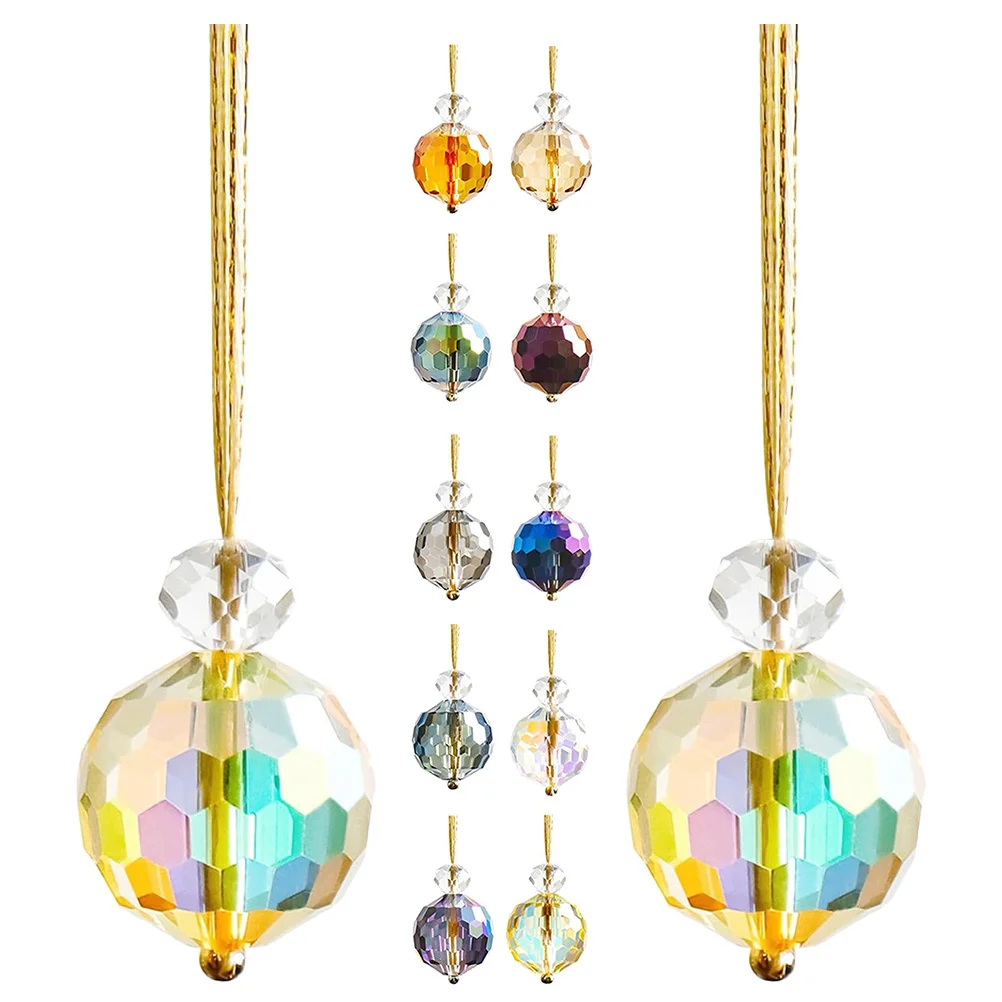 

12 Pcs Christmas Balls Assorted Home Decor Colorful Crystal Ornaments Decorations