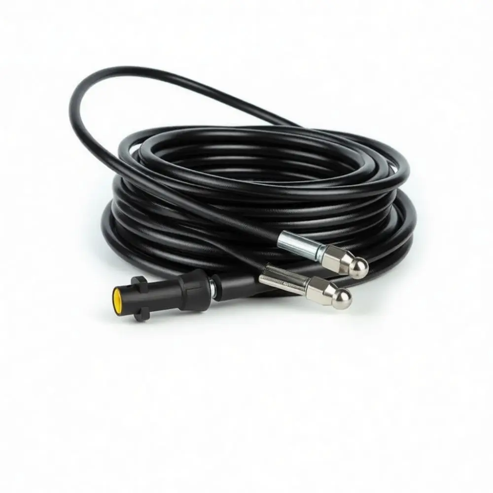 Pressure Washer Sewer Jetting Hose For Karcher K Series Pipe Cleaner Nozzle Drain Dredging Attachment Tool - view 5