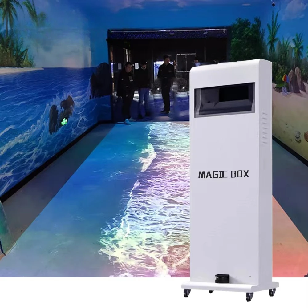 2023 Newest Mobile All in One Interactive Projection for Amusement Park Projection Interact Floor Interactive Projection System