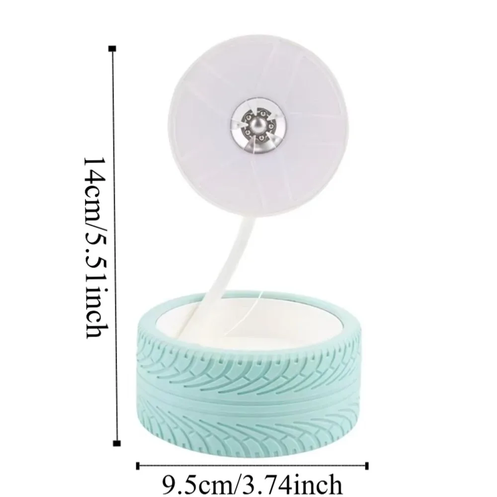 Foldable Wheel Night Light Portable Storage Organizer Car Tire Table Light Eye Protection Wall-mounted Mini Bedside Lamp