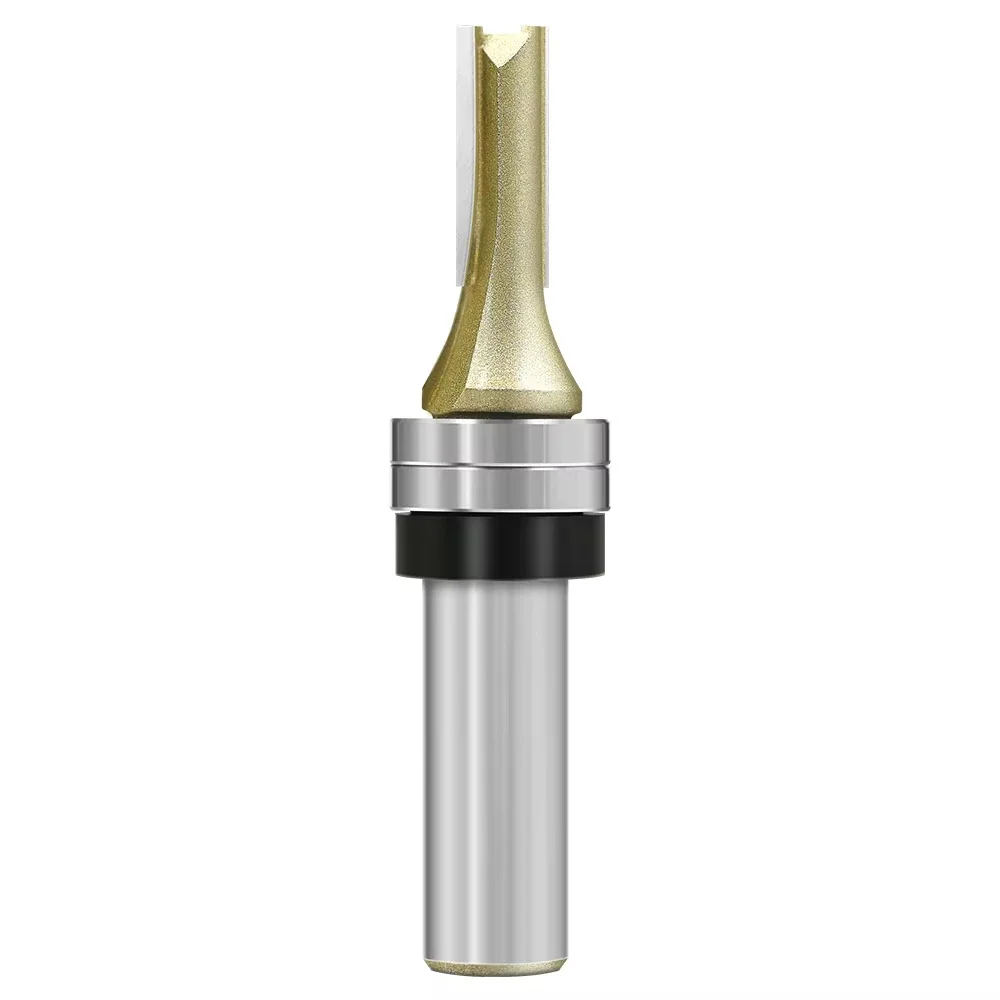 1 PC 1/2 "12.7 MM Schacht Frees Houtsnijwerk Dubbele Lagers Slot Snijden Router Bit Houtbewerking Industriële kwaliteit Cutter