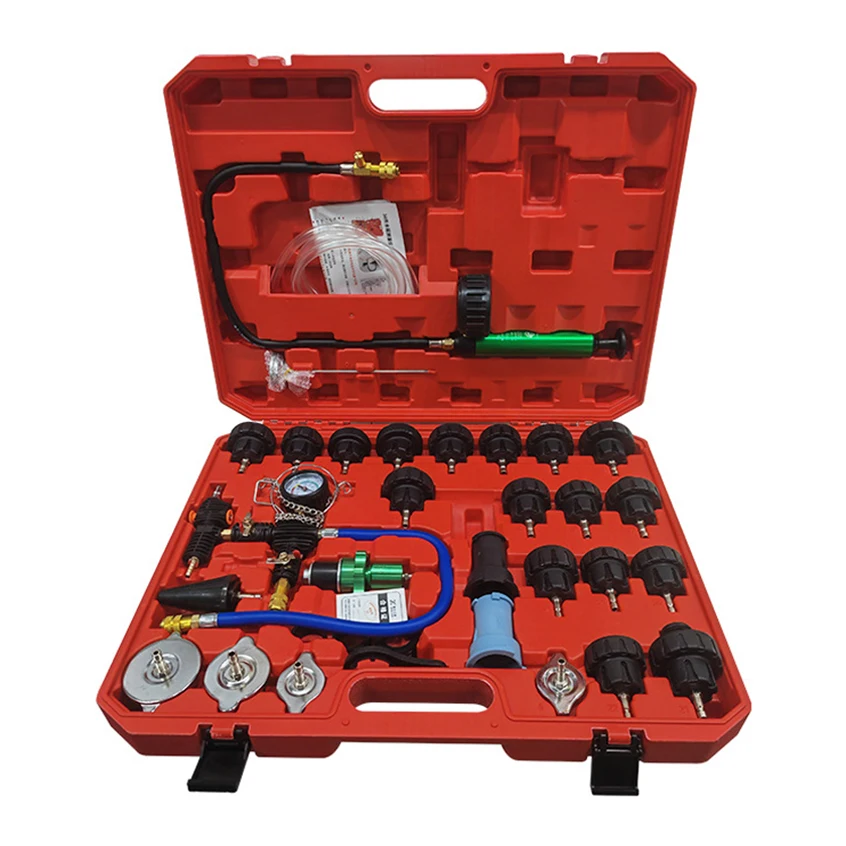 Radiator Pressure Tester Coolant Vacuum Refill Kit Universal Automotive Water Tank Leak Test Detector