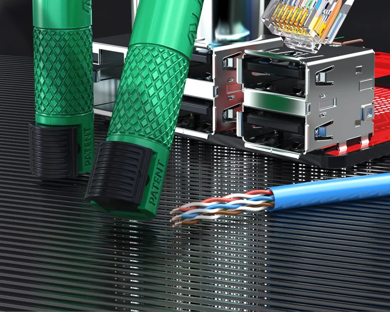� LAOA Professionelle Netzwerkkabel-Glätteisen und Splitter-Kombination im Stiftstil für CAT5e/CAT6/CAT7-Kabel – Detail 18