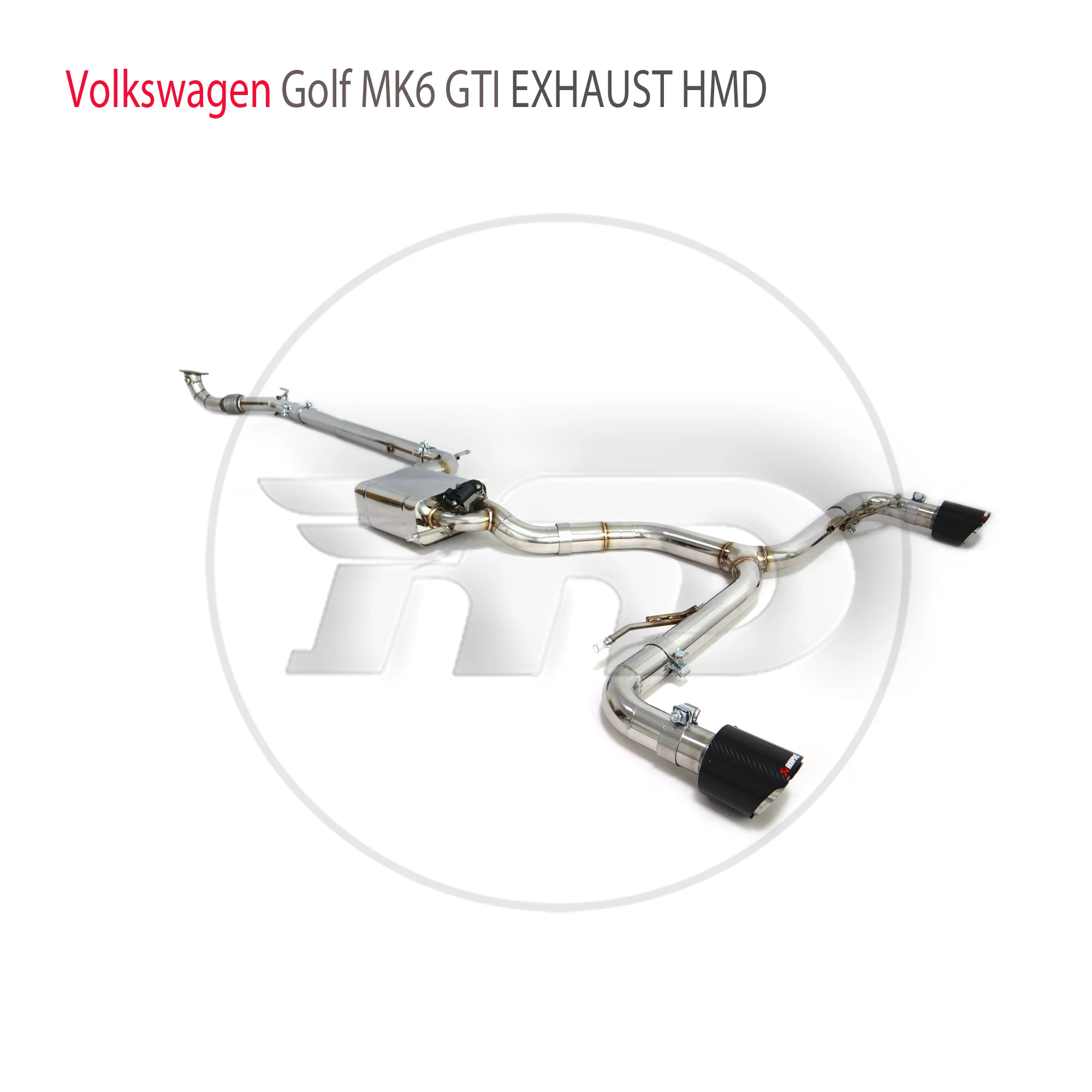 HMD Stainless Steel Exhaust System Performance Catback For Volkswagen Golf MK6 GTI 2.0 TFSI 2008-2013