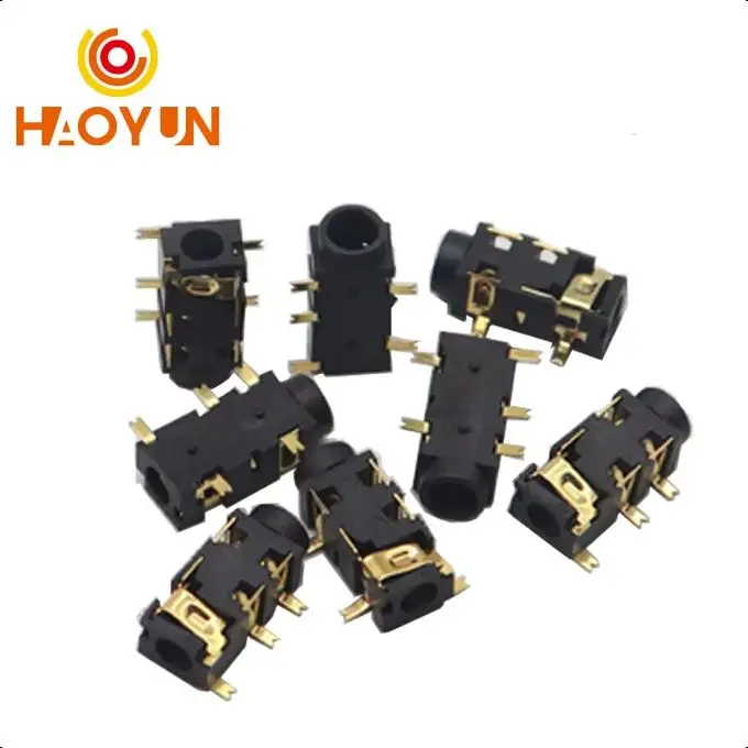 【50-10PCS】3.5mm Headphone Jack PJ-327A PJ327A PJ-327 Audio Jack 5 Pin SMD SMT MP3 Accessories PJ-327A High Quality