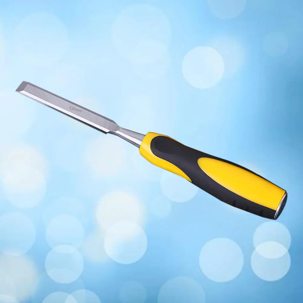 

Набор стамесок для резьбы по дереву 12 мм, профессиональные инструменты для деревообработки с противоскользящей резиновой ручкой для начинающих и опытных мастеров.